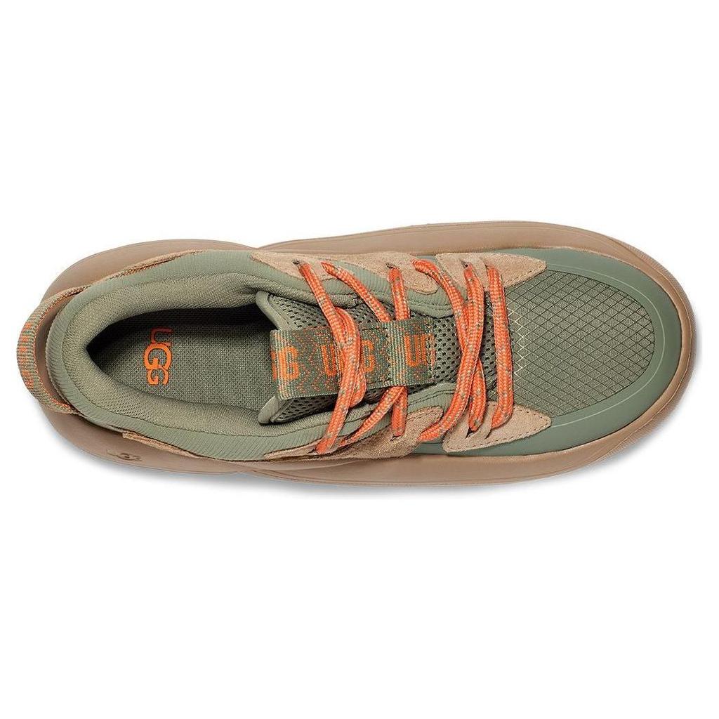 UGG Cow Split Leather Comfortable Lightweight Low-Top Casual Shoes Women Sneakers Green 1152734-SDC