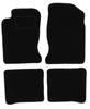 Czarne welurowe dywaniki podłogowe do: Toyota Carina E sedan (1992-1998)