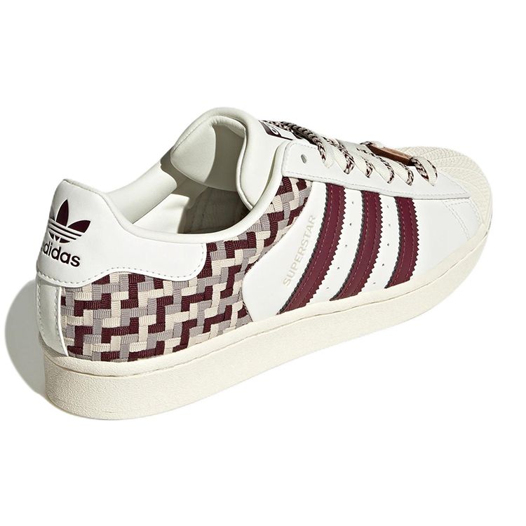Adidas Originals Superstar Fashion Durable Low-Top Skate Shoes Women Sneakers Light-Purple FZ5588