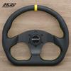 320mm D Shape Sports Steering Wheel Black Leather Universal 13Inch Racing Gaming JDM Steering Wheel