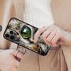 Cat Staring Eye Magnetic Phone Case For APPLE iPhone 17 Air 16 14 13 12 Pro Max 15 Plus Wireless Charge With MagSafe Cover