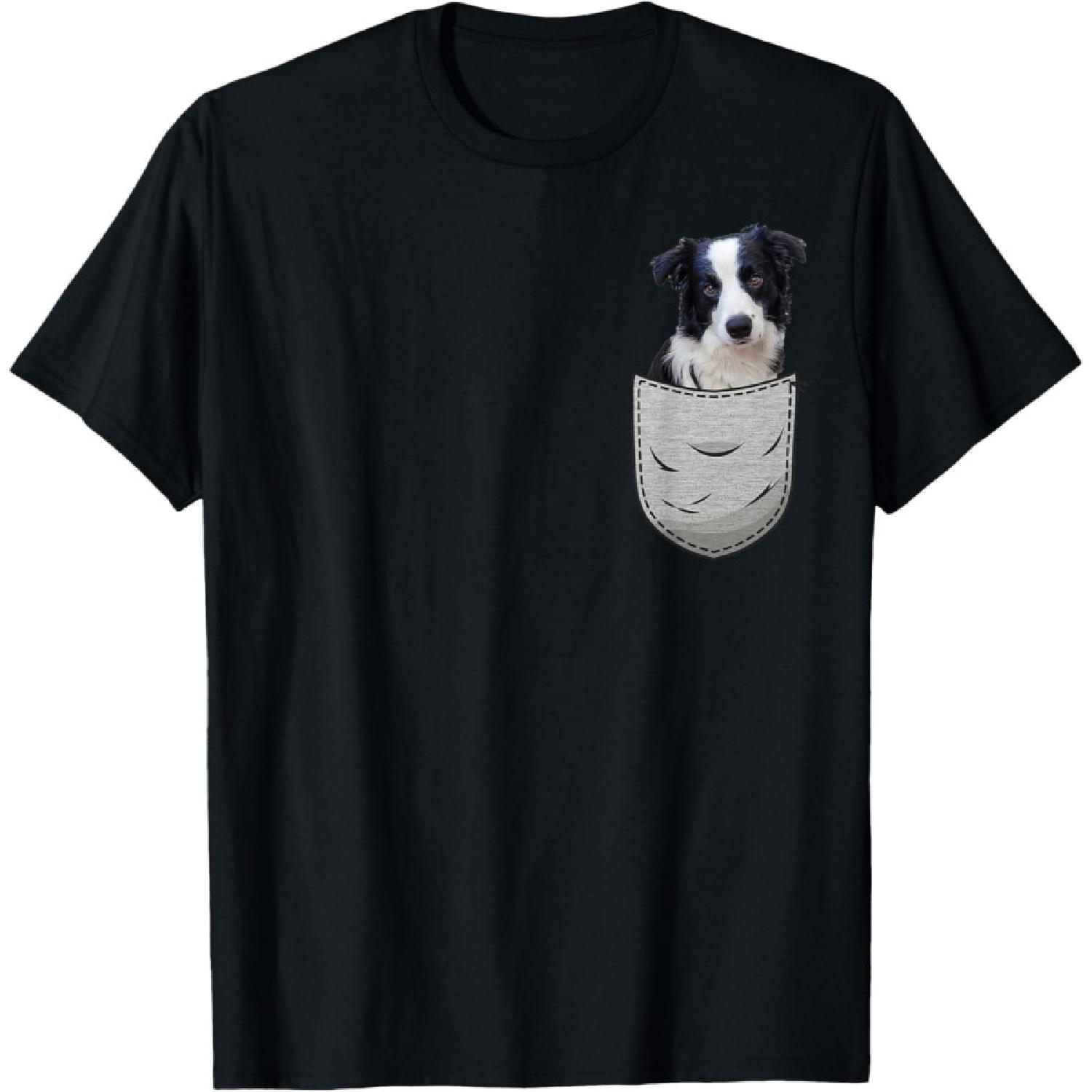 Border Collie in the chest pocket S