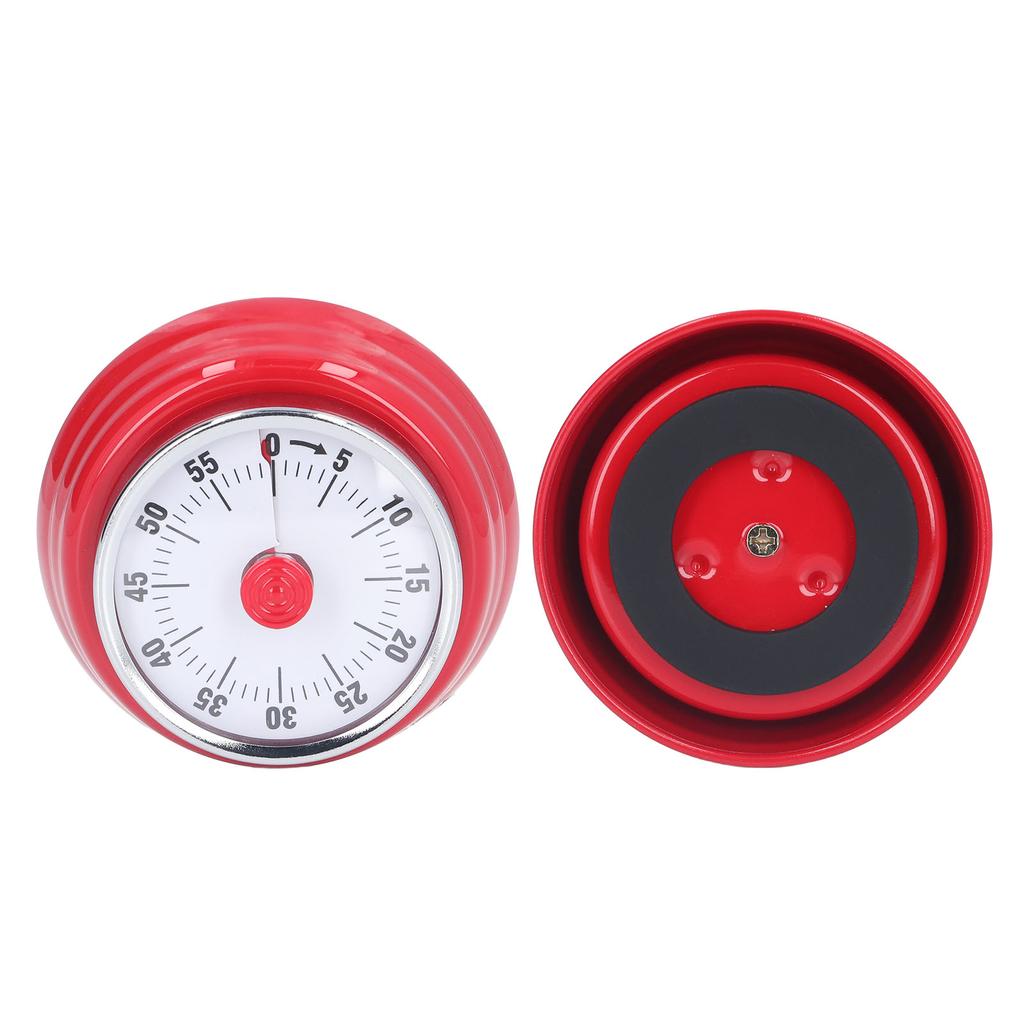 70dB Küchentimer Tragbar Multifunktional Wandmontage Edelstahl Klassisch Retro Magnetisch