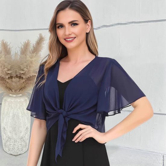 Women Cape Type Tops Solid Color Lace-up Sun Protection Shirt Thin Breathable UV Sun Protection