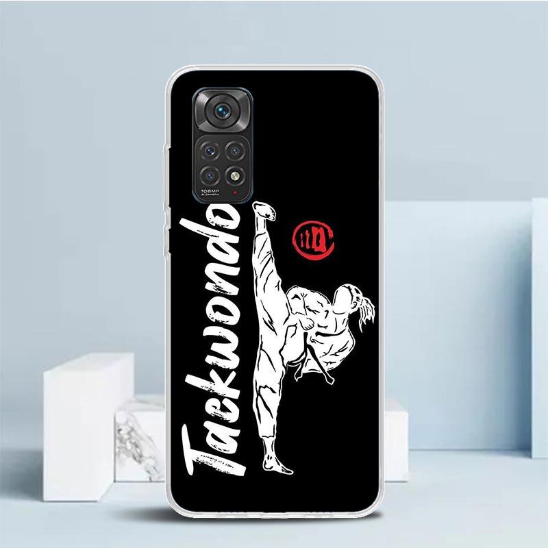 

Kungfu Taekwondo Phone Case For Xiaomi Redmi Note 15 14 14S 13 12S 12 Pro Plus 11S 11 11T 11E 10S 10 + Soft TPU Back Cover Redmi Redmi Note 13 5G
