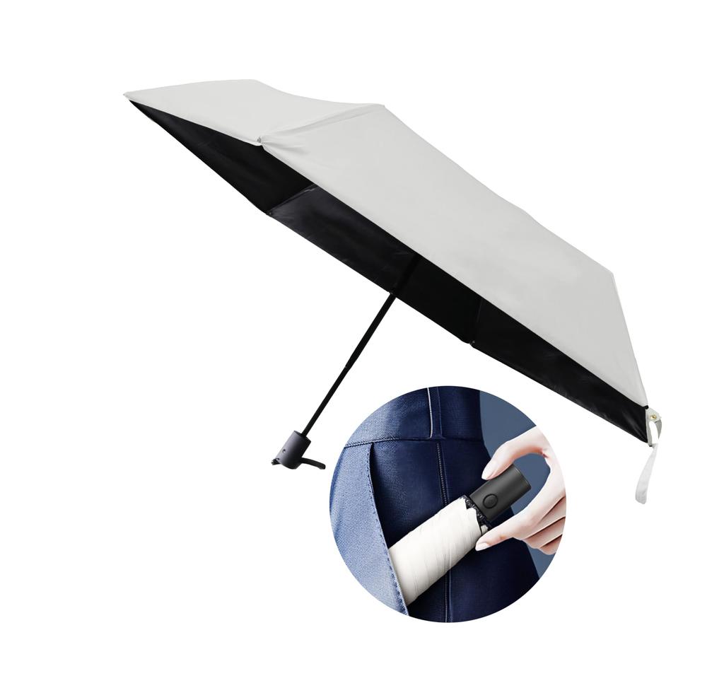 Folding Parasol with UV Light Safety Automatic Suitable for Sun and Sun Rainy Season Includes Storage Pouch [2024] Protection, 100% Blocking,