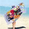 1Pc Police Party Celebration Beach Towel Microfiber Beach Towel Thin Absorbent For Beach Swimming Yoga Bath Sports 0917146