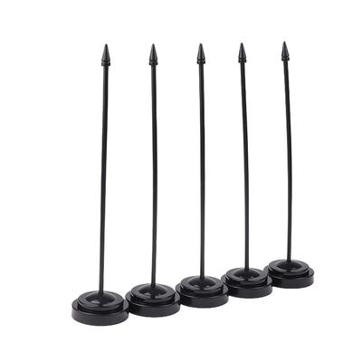 5Pcs Universal Flagpole Flag Display Holder Nail-Free Flagpole Flag Support Stand Banner Pedestal Flag Holder Desk Flagpole