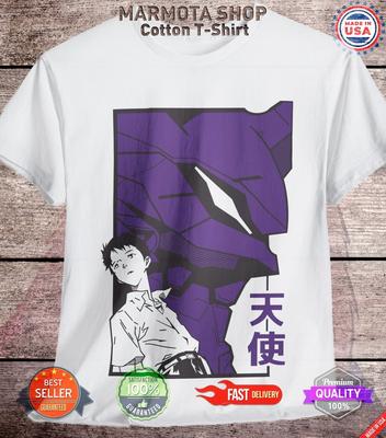 Koszulka Neon Genesis Evangelion EVA 01 Japońskie Anime Manga T-shirt Tee Otaku NGE