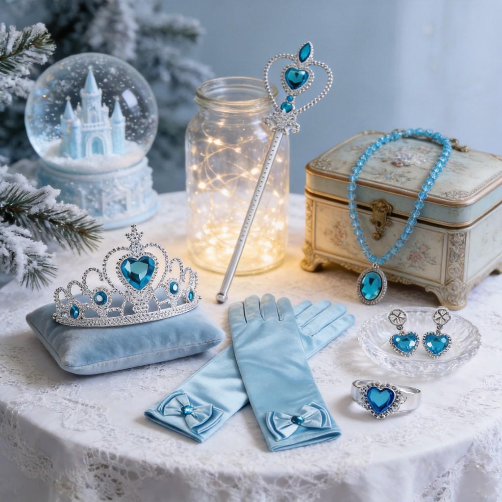 Frozen Crown Headband Childrens Accessories Sparkling Rhinestones Princess Style For Girls