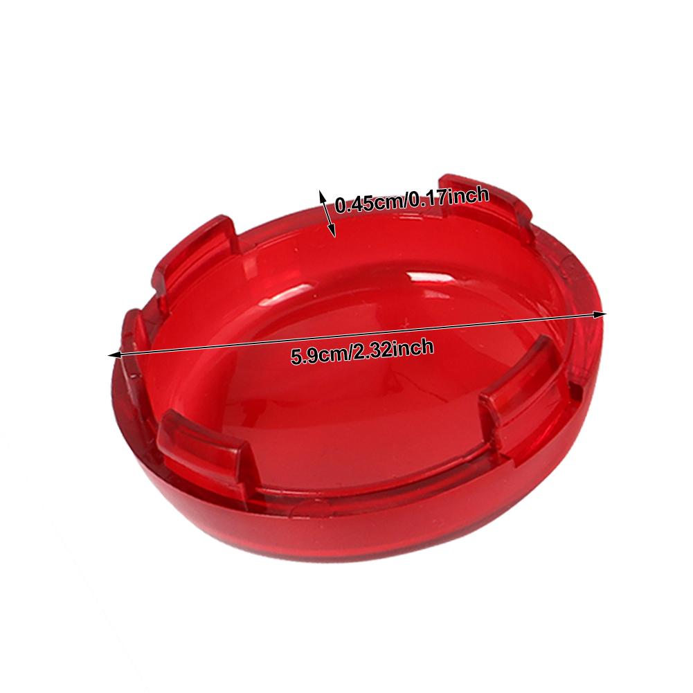 2Pcs Motorcycle Indicator Turn Signal Light Lens Cover Caps