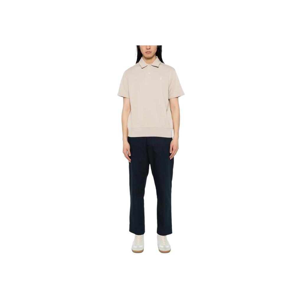 Polo Ralph Lauren Solid Logo Polo Shirt Men tops Khaki 710963807-003