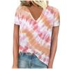 vintage women bee print t shirt short sleeve v neck tops comfortable t-shirts