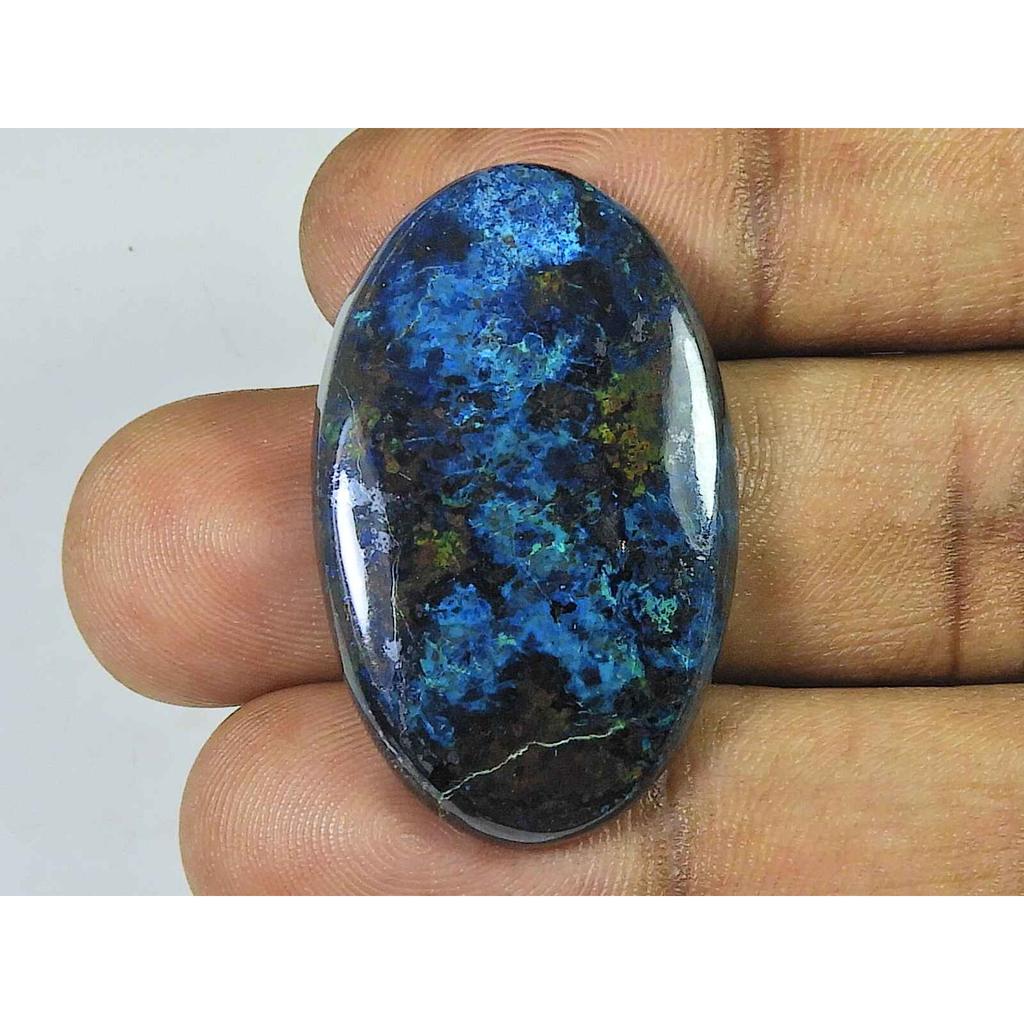 23X36X7MM Natural Shattuckite Oval Cabochon Loose Gemstone for Jewelry 50Cts SK-4480