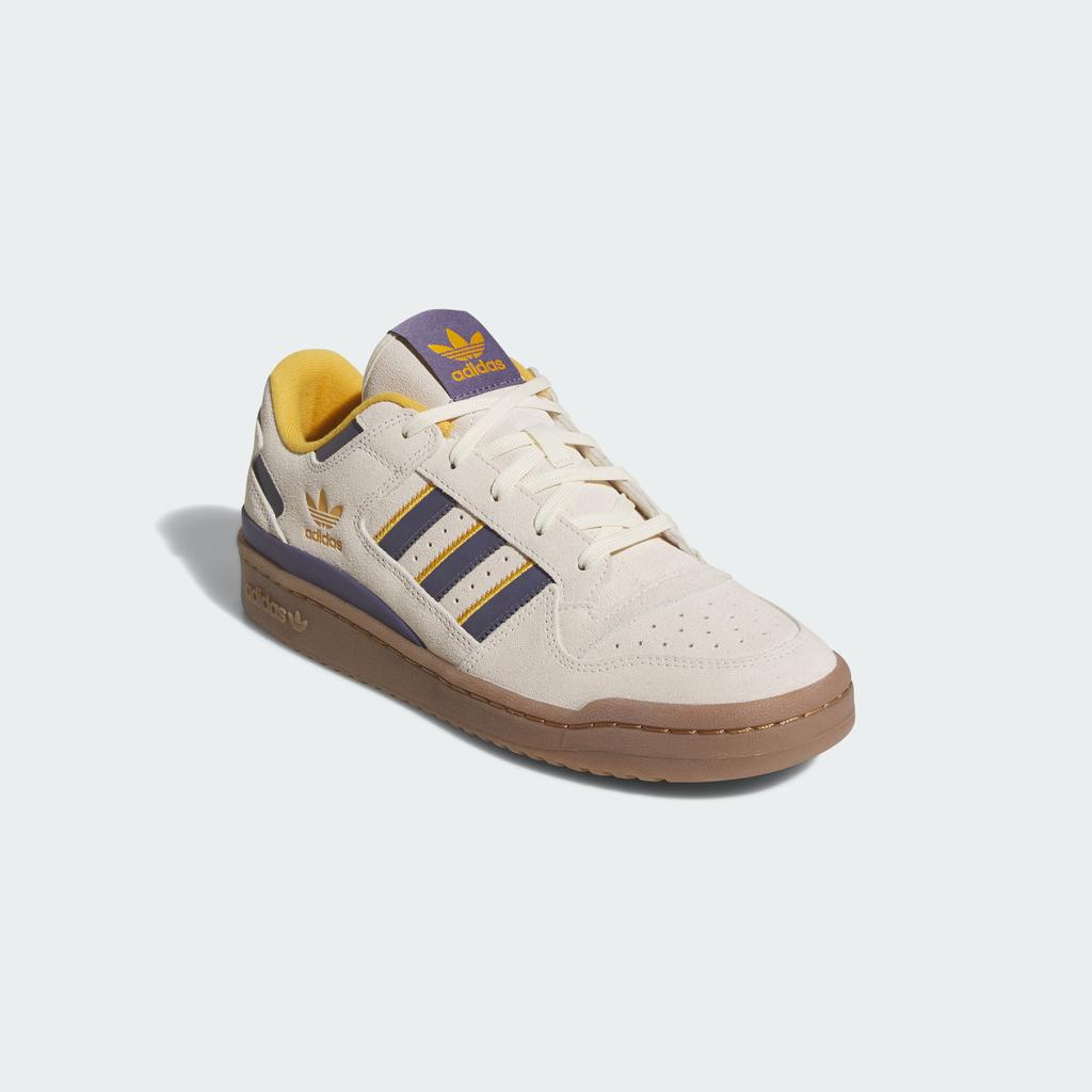 adidas Forum Low CL White Preloved Violet Yellow