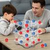3D Chess Board Game Logic Thinking Training 2 Players Kids Adults Educational Clear 3D Chessboard Toy Toddlers Boys Girls Holiday Gift