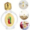 Glass Holy Water Bottles Enamel Colorful Christian Virgin Sculpture Bottle Religious 15Ml Holy Water Vessels Religious Decor
