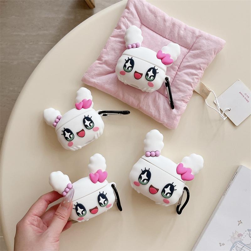 Sweetheart Ji applies to airpods4 apple bluetooth wireless earphone cover 1/2/3 generation pro2 silicone three-dimensional cute
