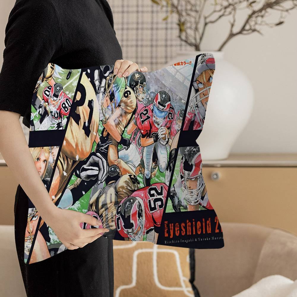 Eyeshield 21 Pillow Gifts Home Office Furnishings Bedroom Sofa Car Cushion Cover Case 45x45cm