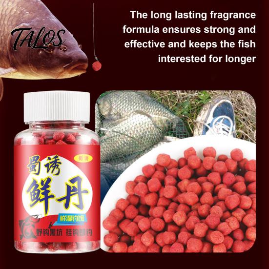Bass Fishing Scented Lure 1/2/3 Bottles Particle Long Lasting Flavor Carp Easy-to-hook Bait Hook Ball Freshwater Saltwater Universal Accessories