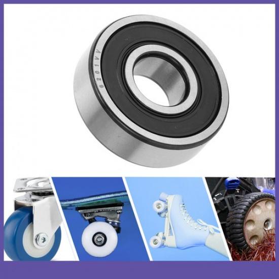 Single 6201VV Deep Groove Ball Bearings Scooter Skateboard Wheel Universal
