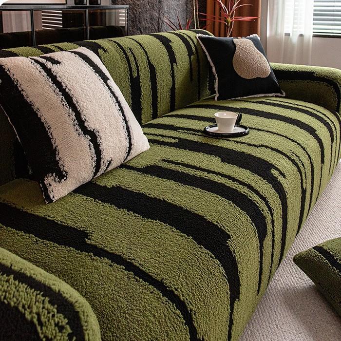 New High End Sofa Cover for Autumn and Winter Thickened Plush Cover All Inclusive Universal Cover All In One Protective Cover