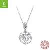 A Family Of Three Pendants Cross-Border E-Commerce 925 Silver Love String Beads Diy Bracelet Accessories Mother'S Day