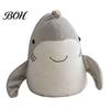 Decorative Nursery Stopper Plush Shark Door Stopper, Non-slip Weighted Interior Doorstop Stop, Anti-collision Home Office Floor Fabric Bedroom Wedge
