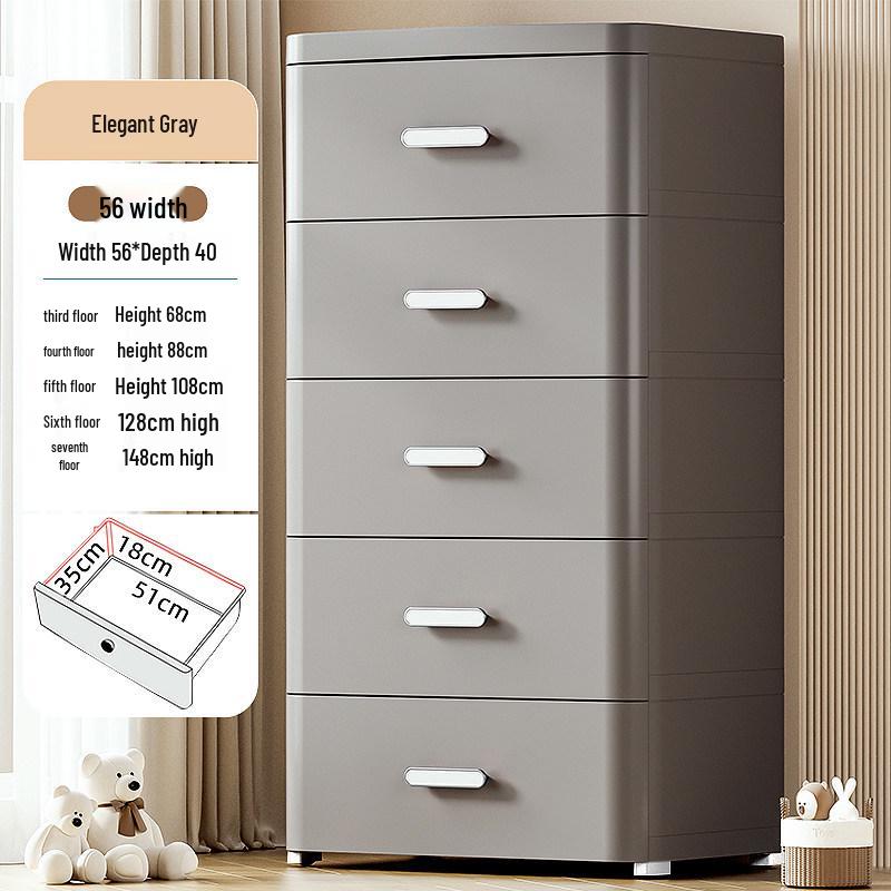 Thickened Drawer Storage Cabinet: Versatile Under-Desk, Living Room & Bedroom Organizer