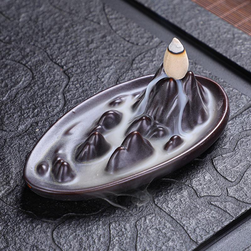 Creative Design Home Decor Ceramic Crafts Niche Special Zen Style Sandalwood Decorative Objects Crafts Gifts