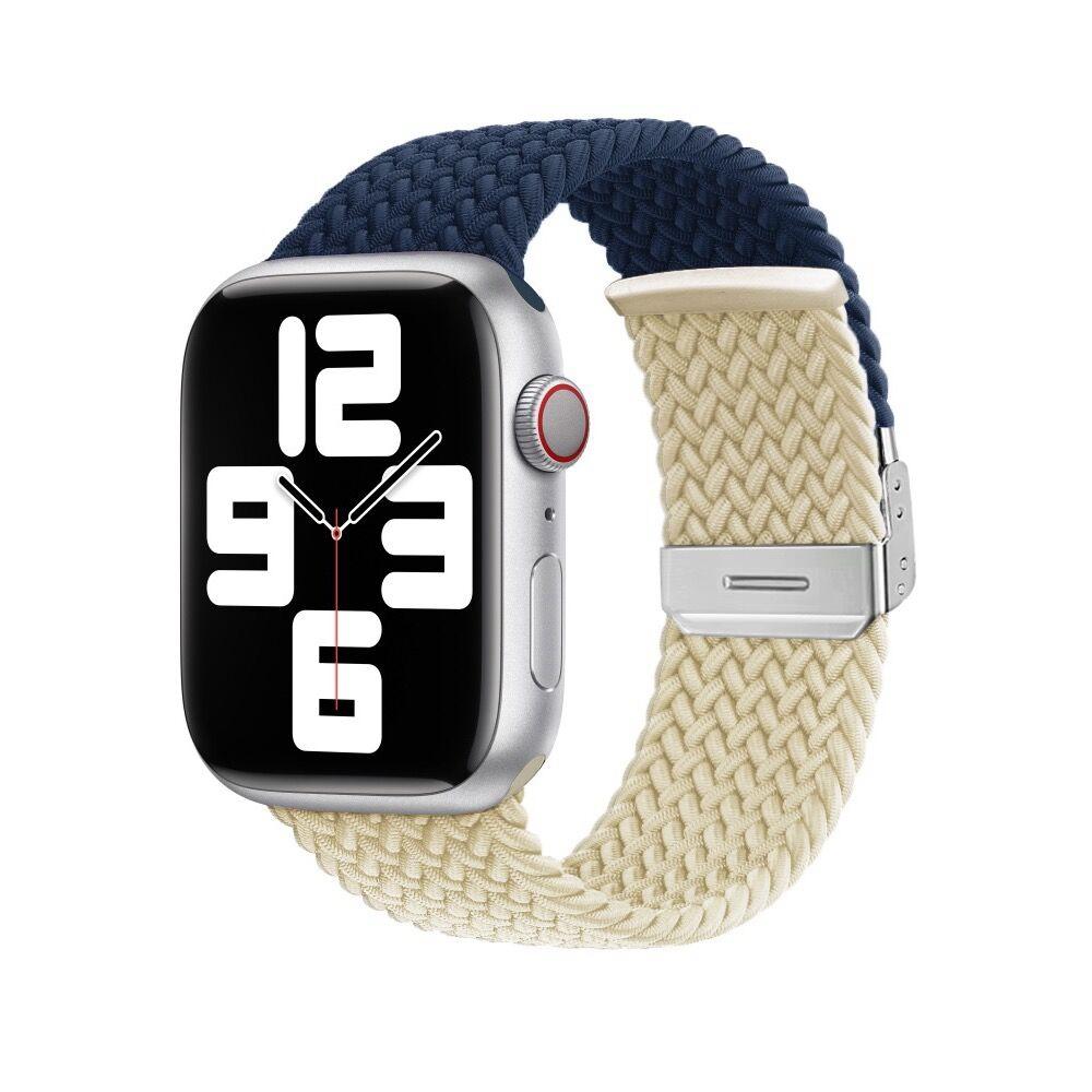 Braided Solo Loop Strap For Apple Watch Band 44mm 40mm 45mm 41mm 42mm Elastic Nylon Correa Bracelet iWatch Series 4 5 Se 6 7 3 8