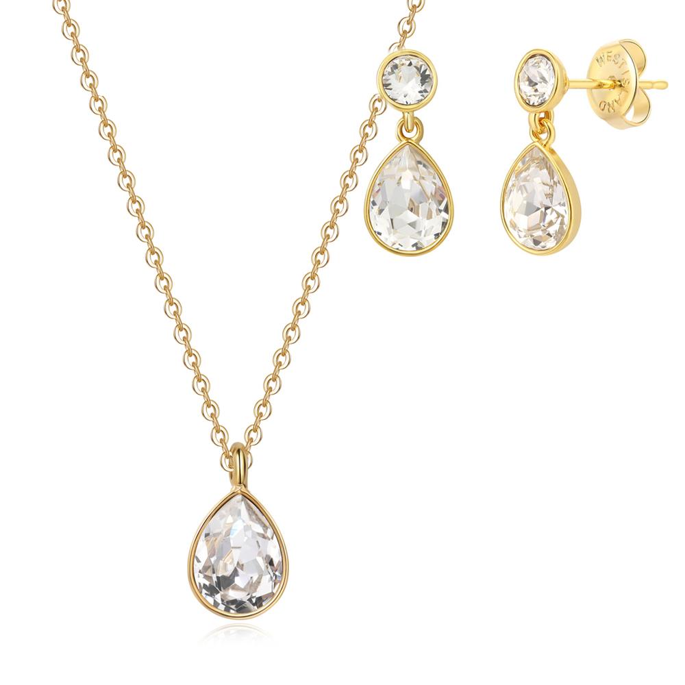 Westisland Pearly Necklace & Earring Set 14K_Wi8182231