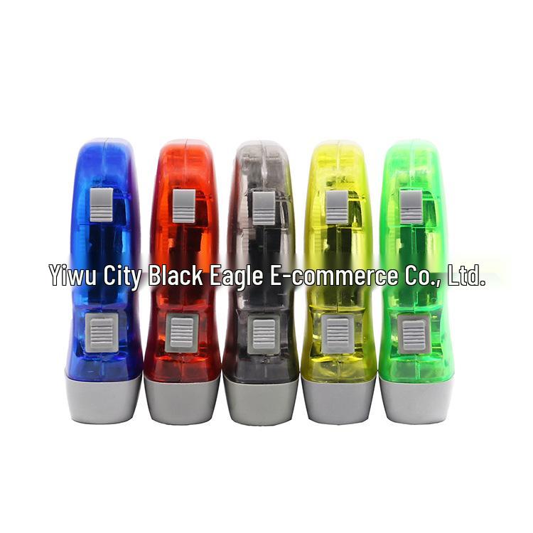 Hand-Pressed Rechargeable LED Flashlight: Super Bright, Energy-Saving, Creative Design, Self-Generating Power