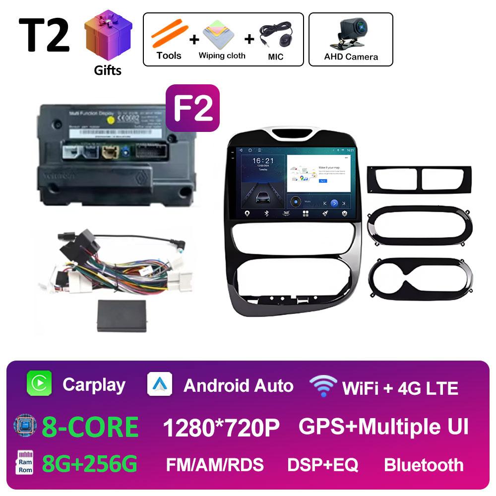 Dla Renault Clio 3 4 2012 2013 2014 2015 - 2018 Stereo DSP Samochodowe Radio Wideo Odtwarzacz Multimedialny Nawigacja GPS Ekran QLED IPS WIFI