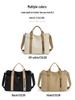 New Canvas Women's Tote: Simple, Trendy, Large-Capacity Crossbody Handbag