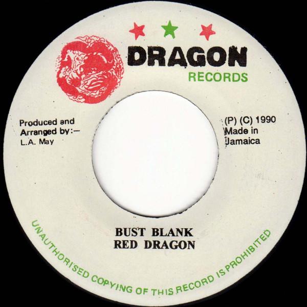 

7inch Record RED DRAGON - Bust Blank NONE Dragon Records Jamaica Reggae, Ska & Dub Used