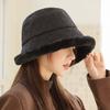 Autumn and Winter Plush Thickened Cold-proof Bucket Hat Women's Bucket Hat Casual Basin Hat