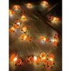 Luci di Natale a LED con Babbo Natale, Pupazzo di Neve, Renna e Campane nel Design Cappello Nero