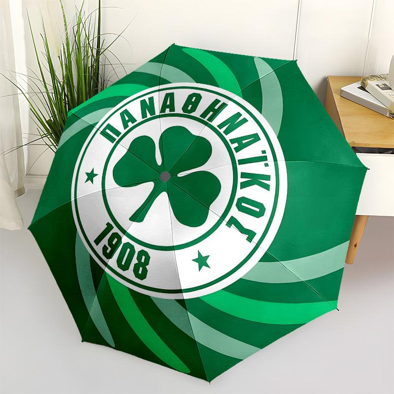 

Panathinaikos, 1908 Automatic Opening and Closing, 8 rib Structure Portable Umbrella, Suitable for Men and Women in All Seasons Perfect Gif