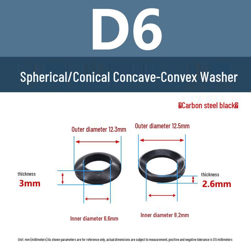 304 Stainless Steel Spherical Tapered Gasket - Concave-Convex Combination