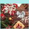 Creative Christmas Tree Print Ribbon For Festive Holiday Decor In Polyester Material