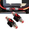 12 24V Inline Circuit Breaker, Lugs with Manual Reset Fuse Holder, Heat Shrink