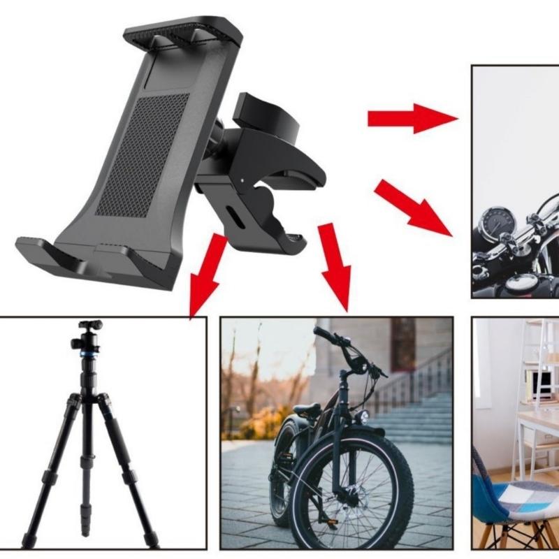 360 Degree Rotating Phone Mount for Spin Bikes and Treadmills Adjustable Phone Tablet Holder Fit Fitness Devices