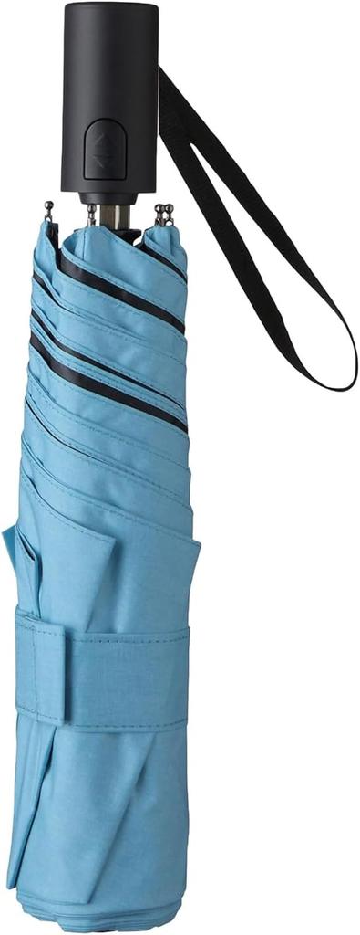 Mabu Sun Folding UV Dungaree AW Mini Sea Blue Stylish and popular umbrella for men and Complete sun and rain UV large Umbrella, Umbrella/Danshade