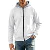Men's Zip-Up Hooded Sweatshirt for Spring and Fall