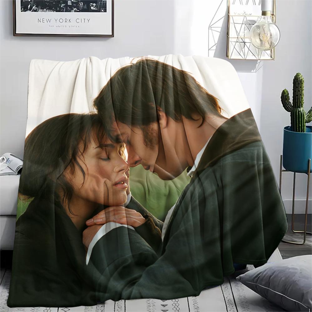 Pride and Prejudice2005 pattern Flannel Blanket, High quality Comfortable for All Seasons, Home Decor, Warmth and Comfort, Perfect for Gifts.