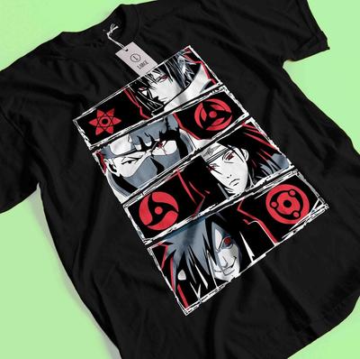 T-shirt Kakashi T-shirt Naruto T-shirt Obito T-shirt Madara Sasuke Rin Itachi Uchiha Madara