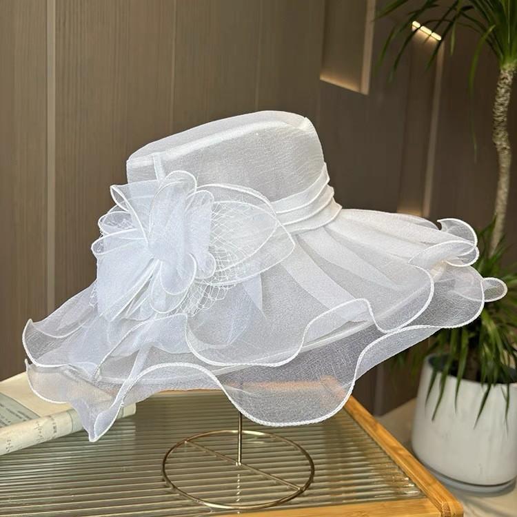 Summer Sun Hat For Middleaged Women With Breathable Polyester Material Sunshade Cap For Outdoors
