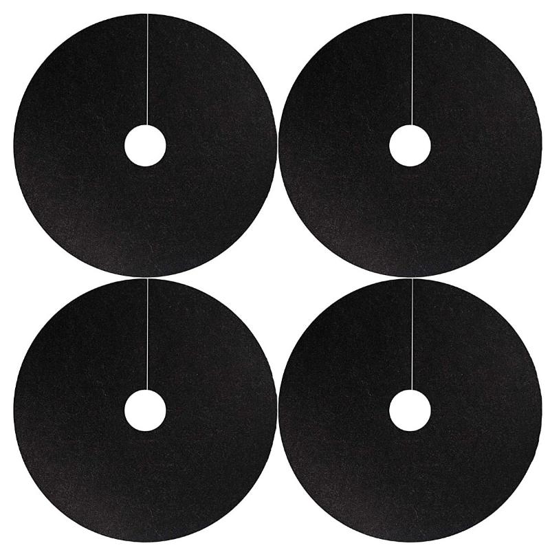 1/5/10PCS Non-Woven Tree Mulch Ring Degradable Tree Protector Mat Reusable Tree Weed Barrier for Weed Control Root Protection