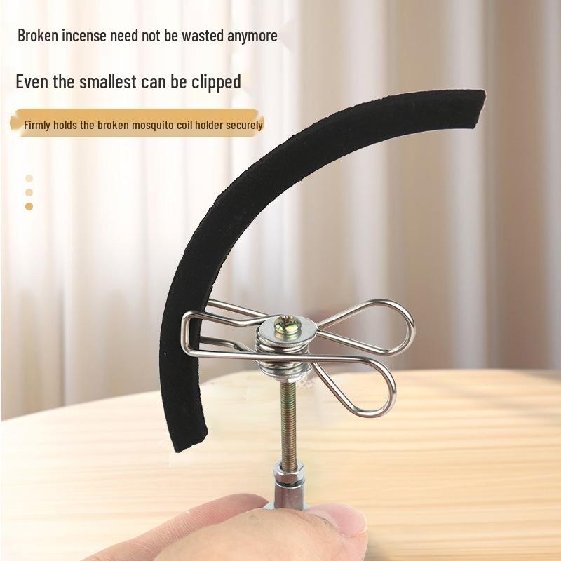 Magnetic Mosquito Coil Holder - Iron Incense Tray and Ash Tray Base